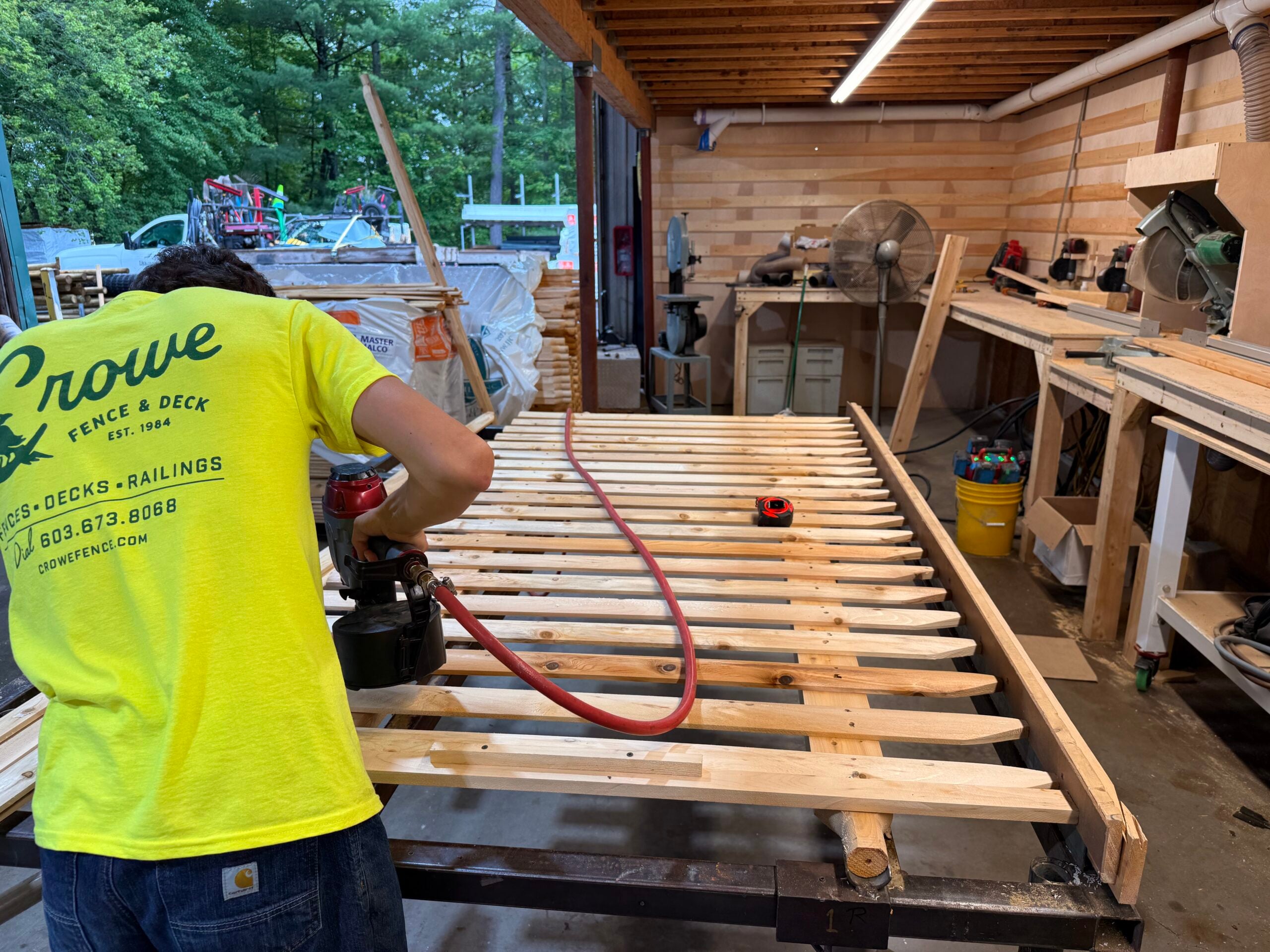 Crowe fence & deck worker