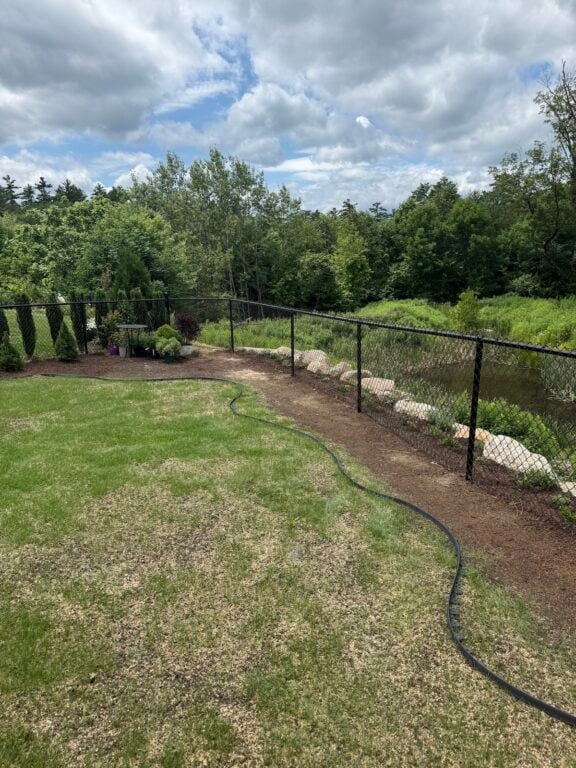 Black Vinyl-Coated Chain Link