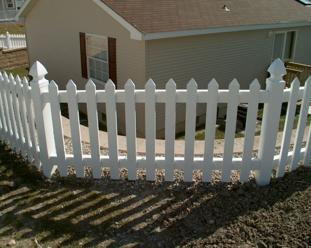 white picket fence
