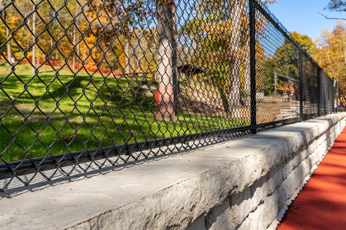 new chain link fence