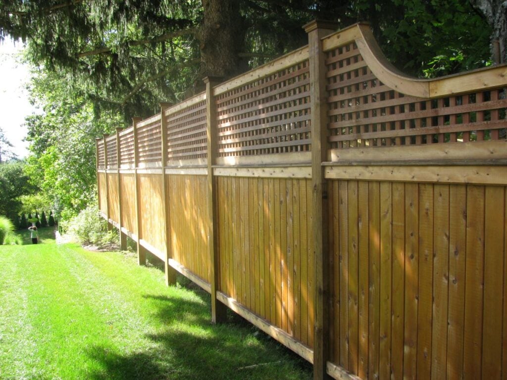 wooden fence